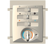 CB-T regulátor s termostatem pro zabudování do fancoilu
