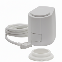 Termoelektrické pohony APV spojité řízení 0–10 V pro TRV Hydronix