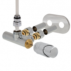 Designová termostatická sada 351 / 352 lesklý chrom