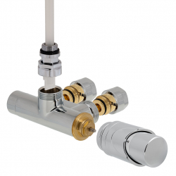 Designová termostatická sada 351 / 352 lesklý chrom