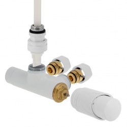 Designová termostatická sada 351 / 352 bílá