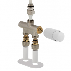 Designová termostatická sada 351 / 352 základní poniklování