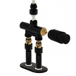 Designová termostatická sada 351 / 352 černá
