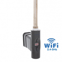 Topná tyč Home Plus WiFi, O-profil antracit lesklý světlý grafit