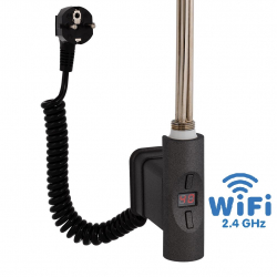 Topná tyč Home Plus WiFi, O-profil tmavý matný grafit