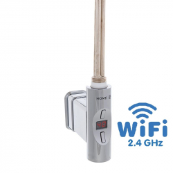 Topná tyč Home Plus WiFi, O-profil lesklý chrom