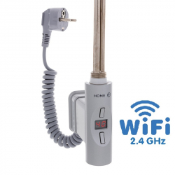 Topná tyč Home Plus WiFi, O-profil matný chrom