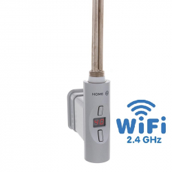 Topná tyč Home Plus WiFi, O-profil matný chrom