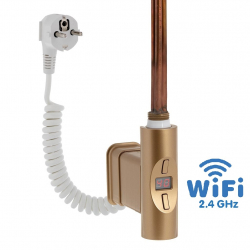 Topná tyč Home Plus WiFi, O-profil světlá matná zlatá