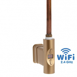 Topná tyč Home Plus WiFi, O-profil světlá matná zlatá