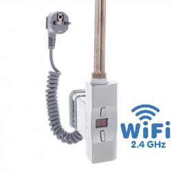Topná tyč Home Plus WiFi, D-profil lesklý chrom