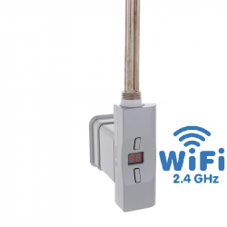 Topná tyč Home Plus WiFi, D-profil matný chrom
