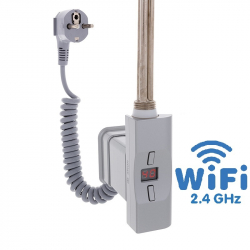 Topná tyč Home Plus WiFi, D-profil matný chrom