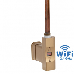 Topná tyč Home Plus WiFi, D-profil světlá matná zlatá