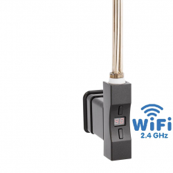 Topná tyč Home Plus WiFi, čtvercový profil antracit světlý lesklý grafit