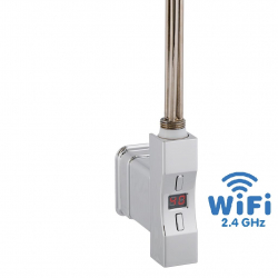 Topná tyč Home Plus WiFi, čtvercový profil lesklý chrom