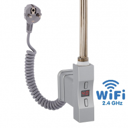 Topná tyč Home Plus WiFi, čtvercový profil matný chrom