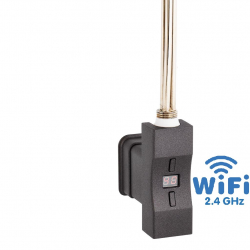 Topná tyč Home Plus WiFi, obdélníkový profil antracit matný grafit