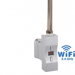 Topná tyč Home Plus WiFi, obdélníkový profil lesklý chrom