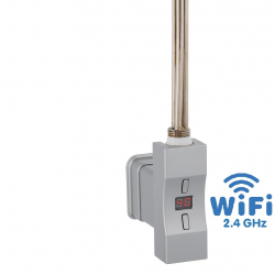 Topná tyč Home Plus WiFi, obdélníkový profil matný chrom