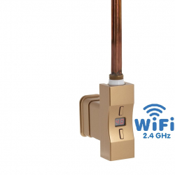Topná tyč Home Plus WiFi, obdélníkový profil světlá matná zlatá