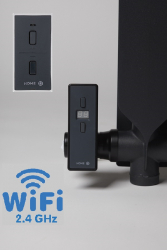 Topná tyč Home Plus WiFi HORIZONTAL černá