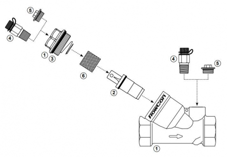 FlowCon K380, K381, K382, K383 - náhradní díly