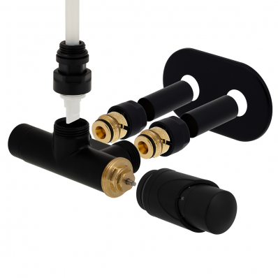 Designová termostatická sada 351 / 352 černá