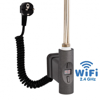 Topná tyč Home Plus WiFi, O-profil antracit matný grafit
