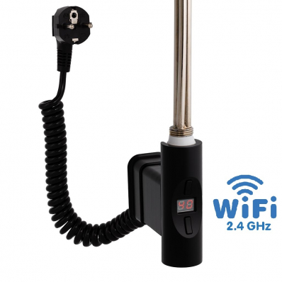 Topná tyč Home Plus WiFi, O-profil černá