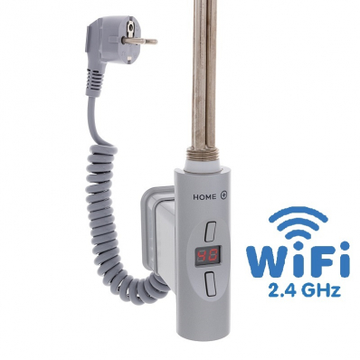 Topná tyč Home Plus WiFi, O-profil matný chrom