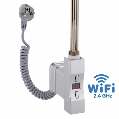 Topná tyč Home Plus WiFi, čtvercový profil lesklý chrom