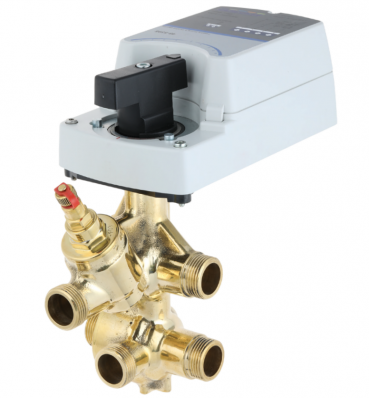 Tlakově nezávislé 6-cestné regulační kulové kohouty COMBIFLOW